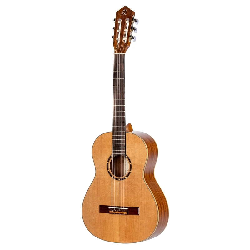 Ortega Guitars 3/4 Classical Guitar – Family Series – Including Gig Bag – Cedar, Mahogany, Gloss Natural (R122G-3/4)