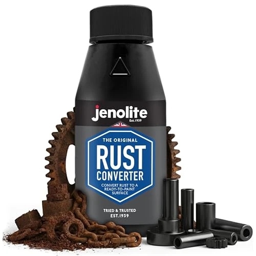 JENOLITE Rust Converter Liquid | 150ml | Corrosion Inhibitor & Metal Treatment | Surface Remedy & Remover for Cars | Converts Rust into a Stable, Primed & Ready-to-Paint Surface