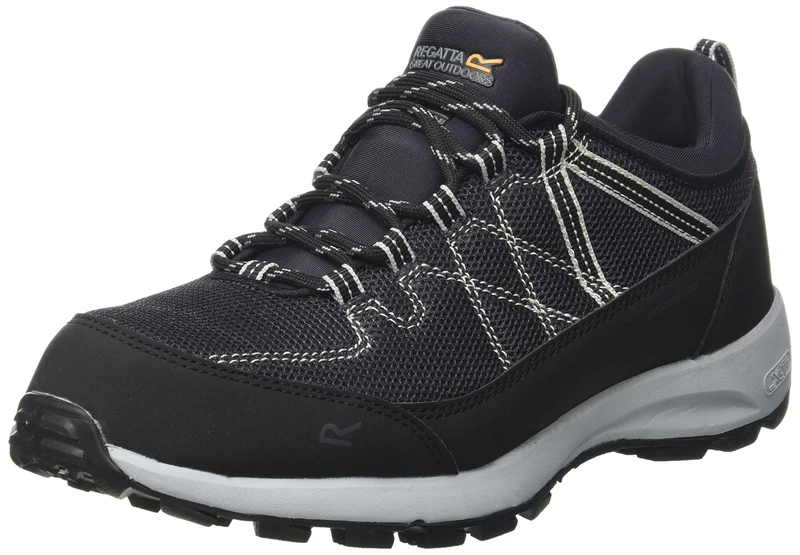 Regatta Womens/Ladies Samaris Lite Walking Shoes (4 UK) (Iron/Light Steel)