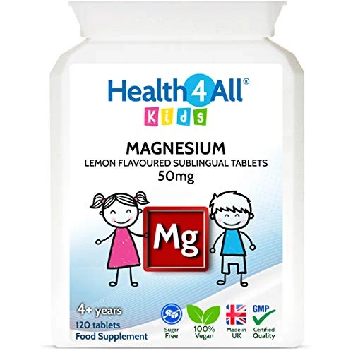 Health4All Kids Magnesium Sublingual Tablets - 120 Vegan 50mg