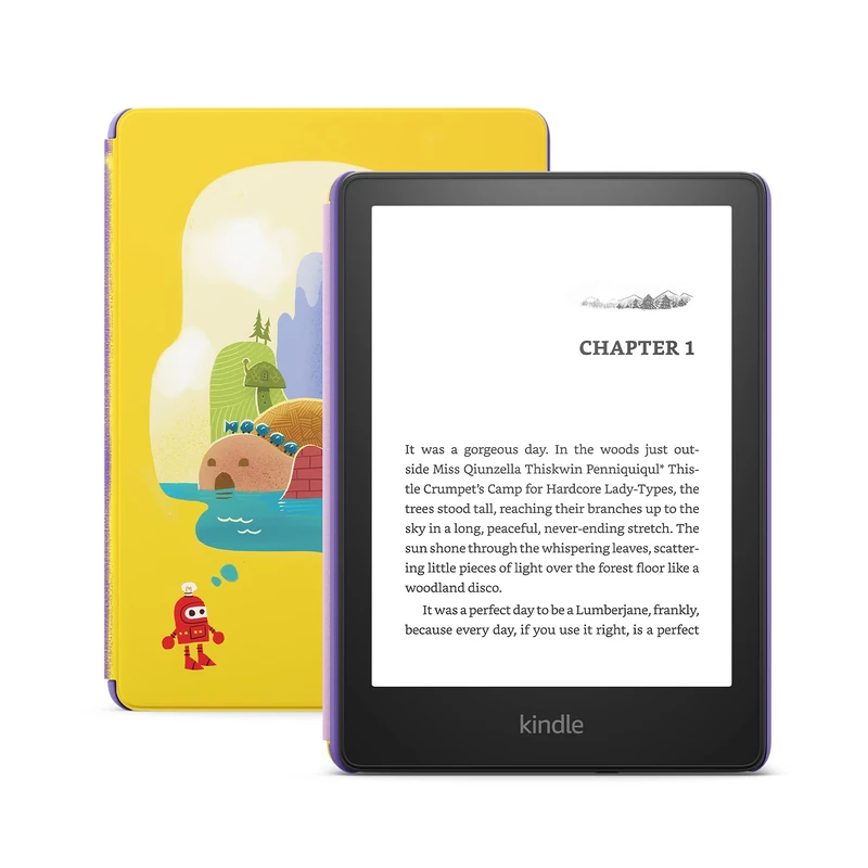 Kindle Paperwhite Kids | Includes over a thousand books, a child-friendly cover and a 2-year worry-free guarantee, Robot Dreams | 8GB (Previous generation)