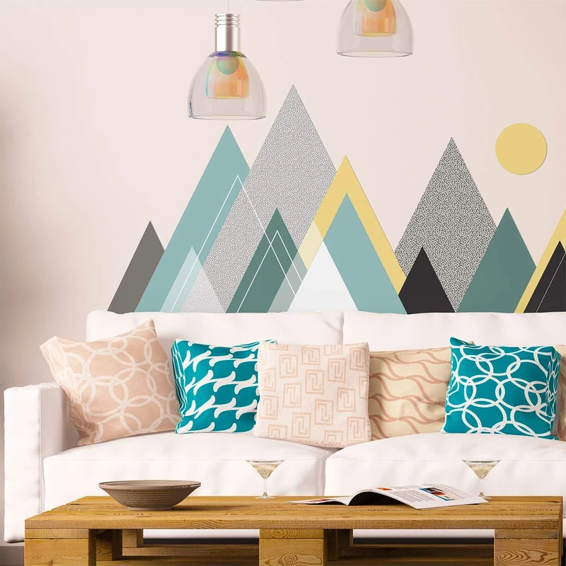 Wall Stickers for Children – Baby Room Decoration – Wall Stickers – Scandinavian Wall Sticker – Nevada Giant Wall Sticker – H120 x L180 cm