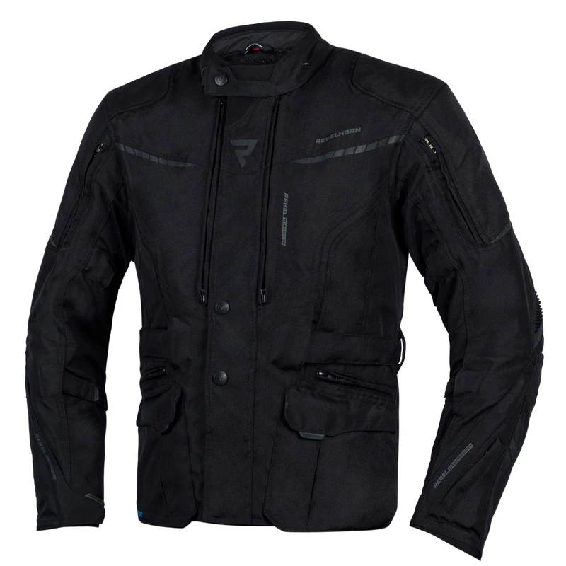 REBELHORN Men's Hiker Iii Motorcycle Jacket, Black, XS