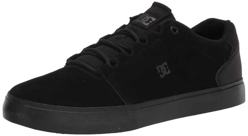 Dc Shoes Men's Hyde-Leather Shoes Sneaker, Black, 8.5 UK
