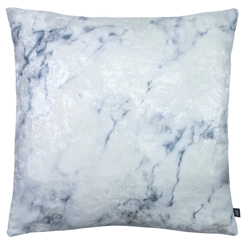 Ashley Wilde Cinnabar Feather Filled Cushion, Ink/Royal, 50 x 50cm
