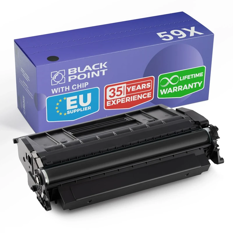 BLACK POINT [With Chip] Toner Compatible with HP 59X CF259X - Black - for HP Laserjet Pro MFP M428dw Laserjet Pro MFP M428fdn Laserjet Pro MFP M428fdw Laserjet Pro M404dn Laserjet Pro M404dw