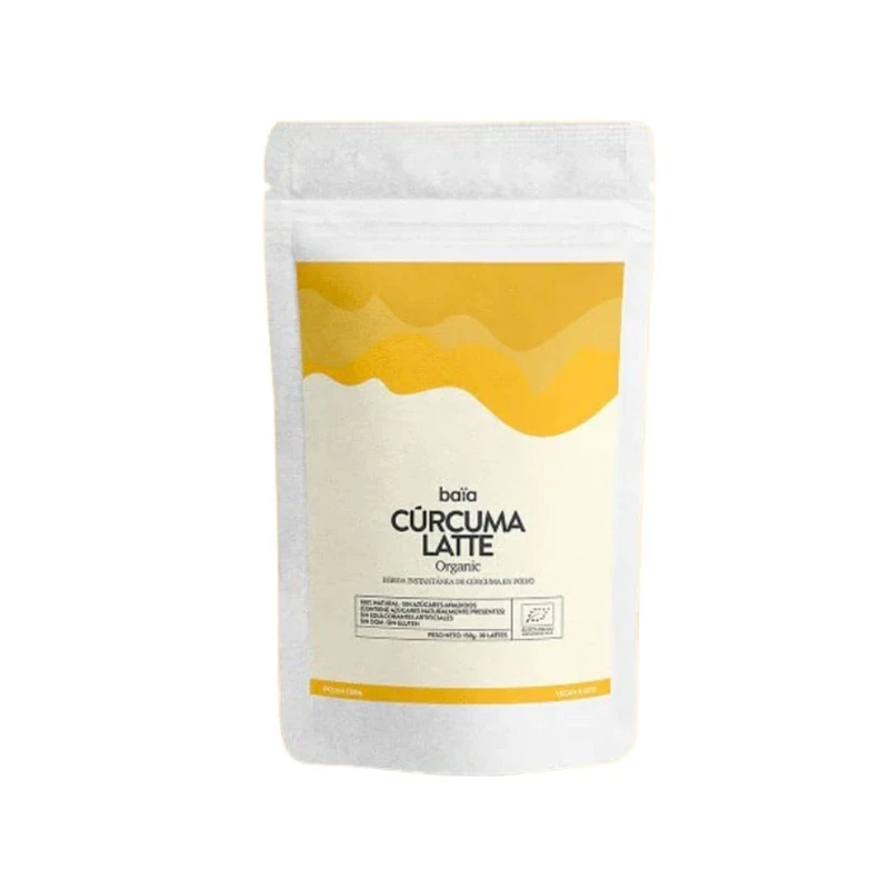 Organic CÚRCUMA Latte bebida instantánea #cúrcuma 150 gr - Image 1