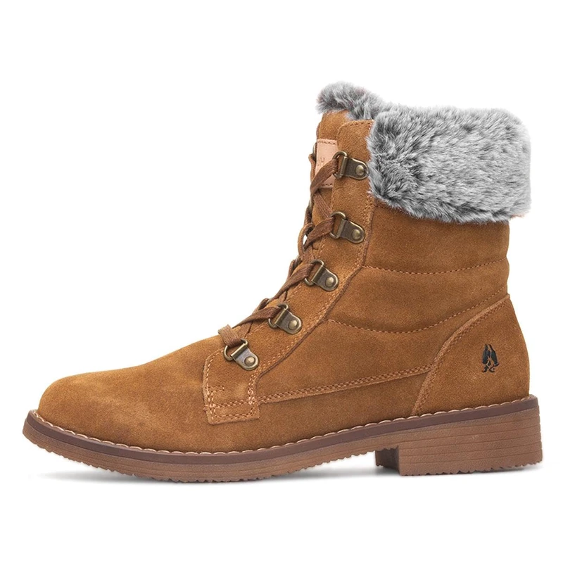 Hush Puppies Women's Florence Mid Calf Boot, Tan, 5 UK