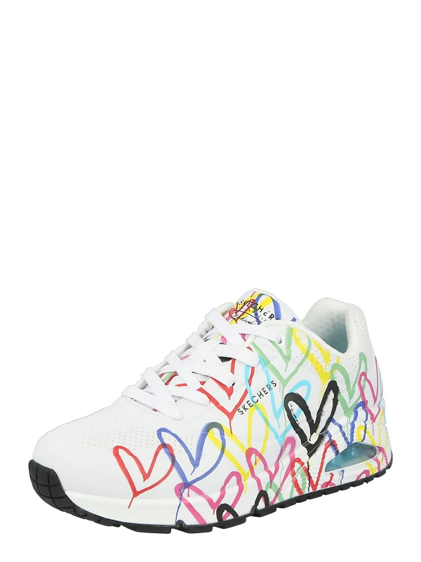 Skechers Women's UNO Spread The Love Sneaker - White