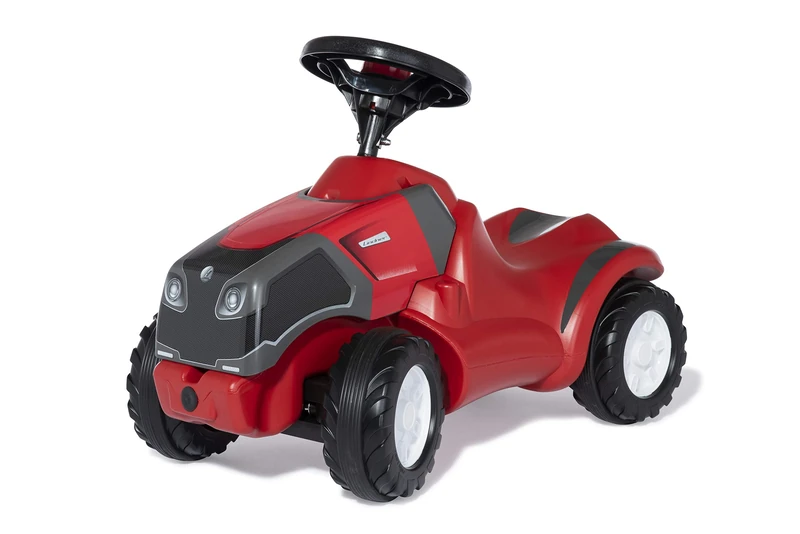 Rolly Toys Lindner 132775 Baby Ride-On RollyMinitrac, for Children from 1.5 Years, Ride-On with Whisper Tyres, Ergonomic Vehicle Contour, Steering Wheel with Horn, Red