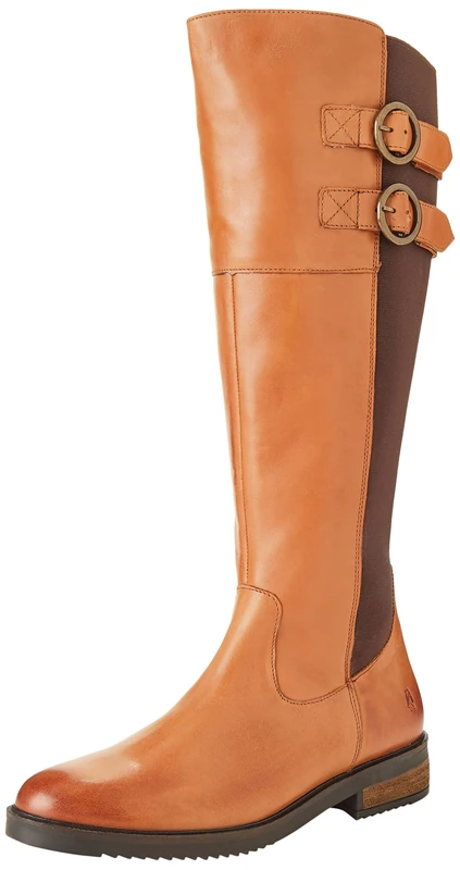 Hush Puppies Carla Calf Boot, Brown, 4
