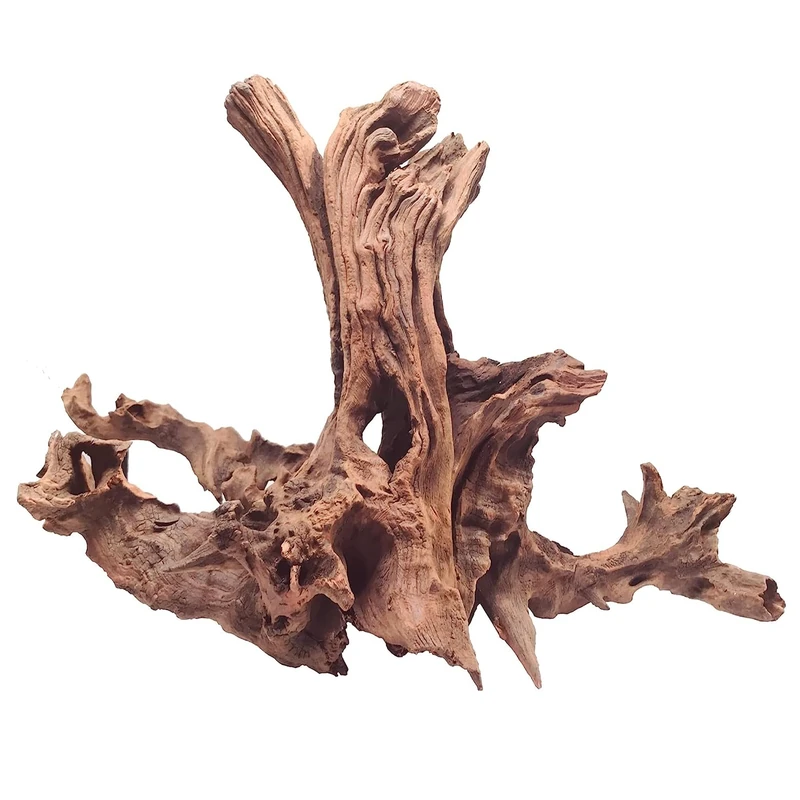 WDEFUN Natural Large Driftwood for Aquarium Decor,13-16 Inch Length Assorted Branches Decorations on Reptile Fish Tank 13-16 inch