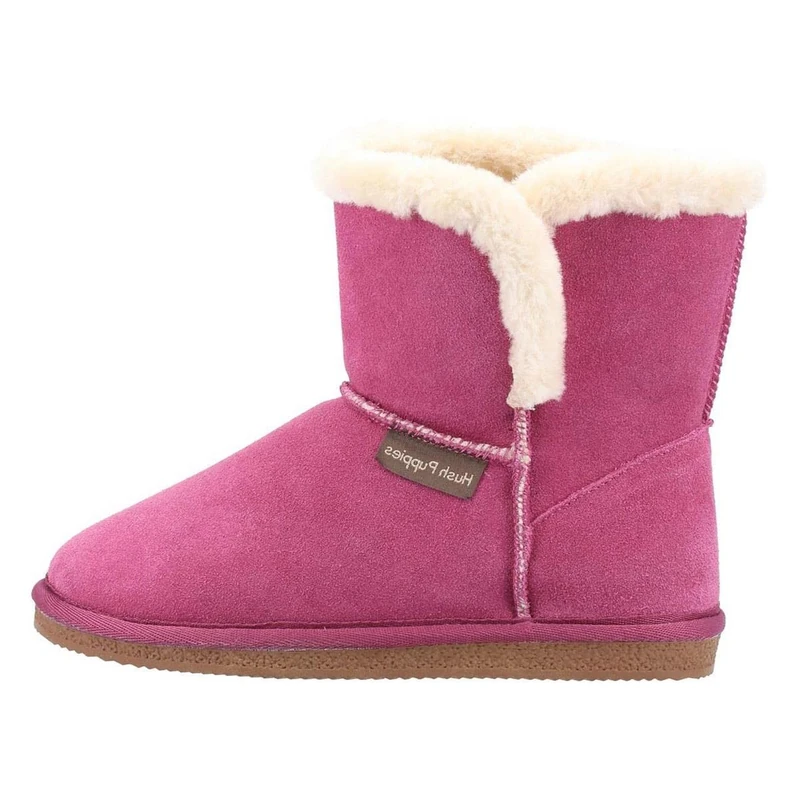 Hush Puppies Women's Ashleigh Slipper, Rose, 3 UK