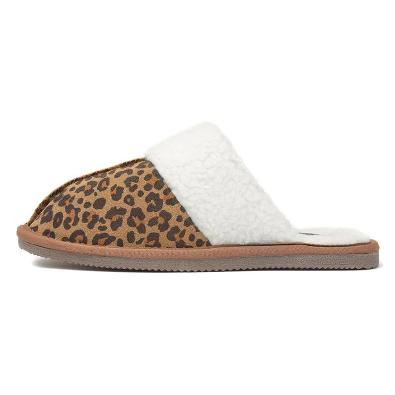 Hush Puppies Womens Arianna Slipper, Leopard, 7 UK