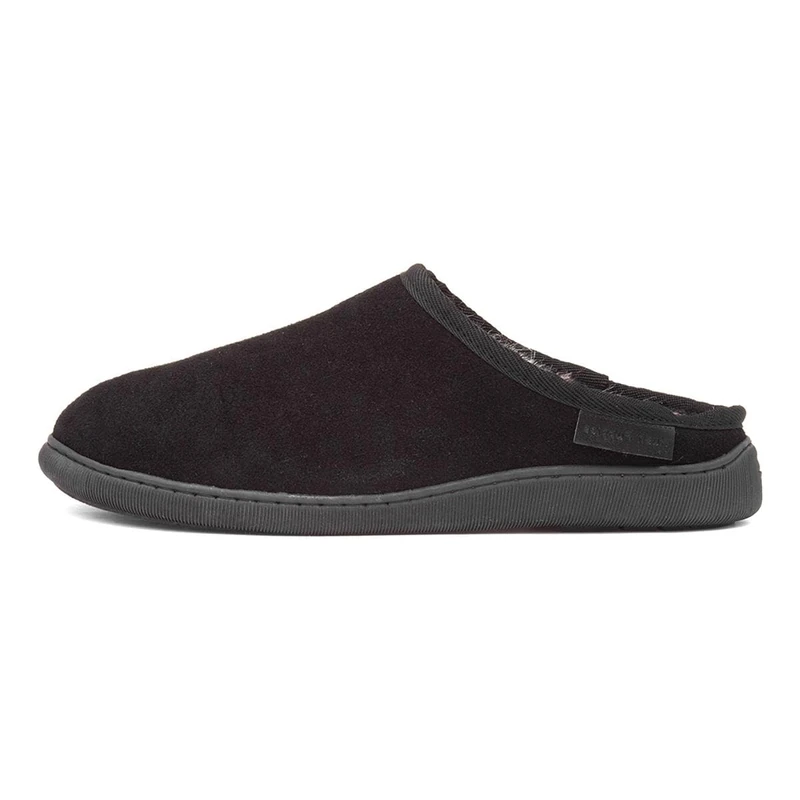 Hush Puppies Mens Ashton Slipper, Black, 9 UK