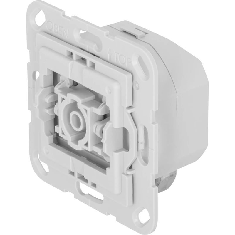 TechniSat Smart Home On/Off Switch Insert with Rocker Plate (Mounting Box, Z-Wave Plus, Smart Light Control via App, Compatible with Gira Switches)