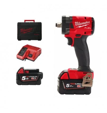 Milwaukee Milwauk Impact Wrench M18 FIW2F12-502X, Red, 0