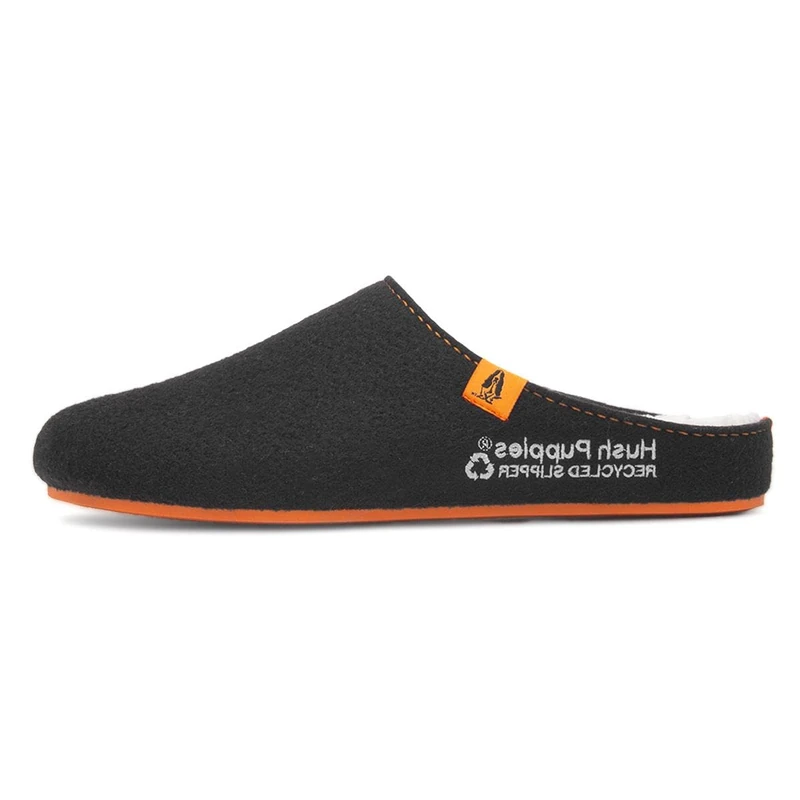 Hush Puppies Men's Ryder Slipper, Black, 8 UK