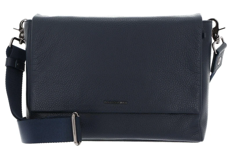 Mandarina Duck Women's Mellow Leather P10FZT39 Crossbody Bag, Dress Blue, 30x24,5x8,5 (L x H x W)