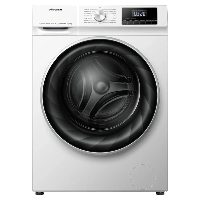 Hisense WDQY1014EVJM 10kg Washer Dryer - PureSteam, Inverter Motor