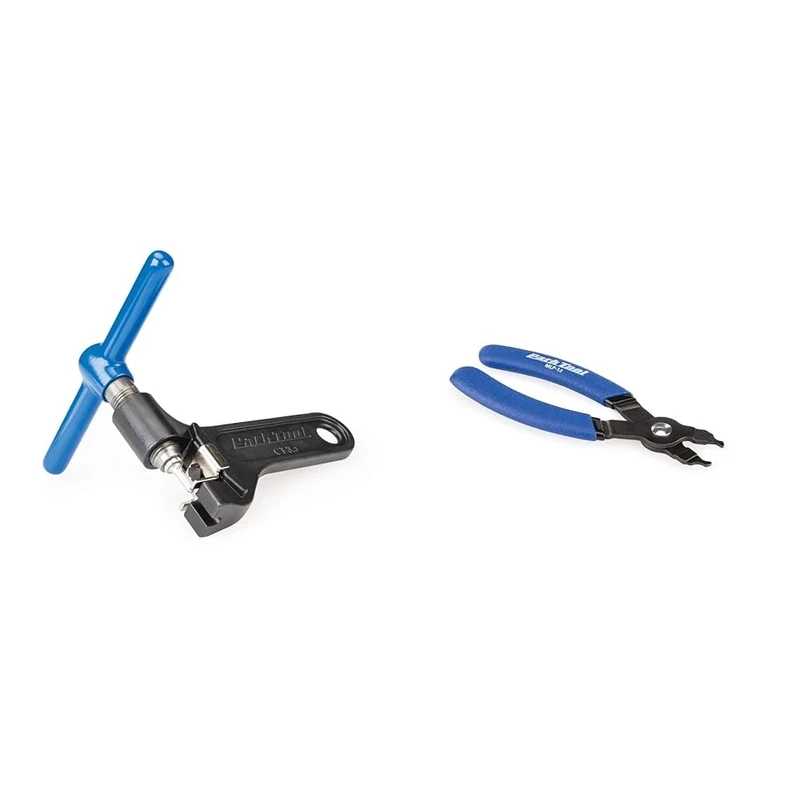 Park Tool CT-3.3 - Chain tool for 5-12 and single speed chains,One Size & Tool MLP-1.2 Master Link Pliers Tool