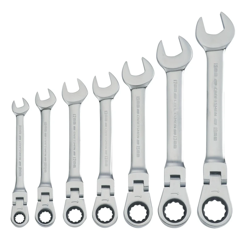 Craftsman CMMT87009 7-Piece Metric Flex Reversible Ratchet Set