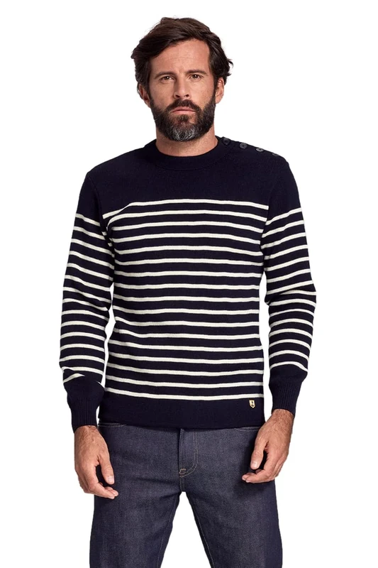 Armor Lux Men's Molene Sweater, /Nature, XS