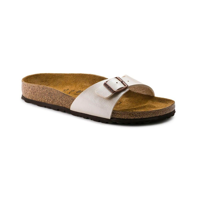 Birkenstock 1020007 Madrid watercolor flower white veg, Birko Flor Men White UK 9