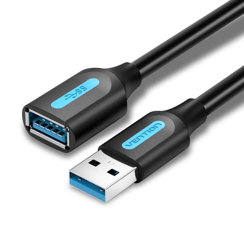 VENTION USB 3.0 Extension Cable 3m USB Extender Type A Male to A Female Cable USB Extension Lead 5Gbps High Speed Data Transfer Compatible with Printer, Hard Drive, Keyboard, Mouse