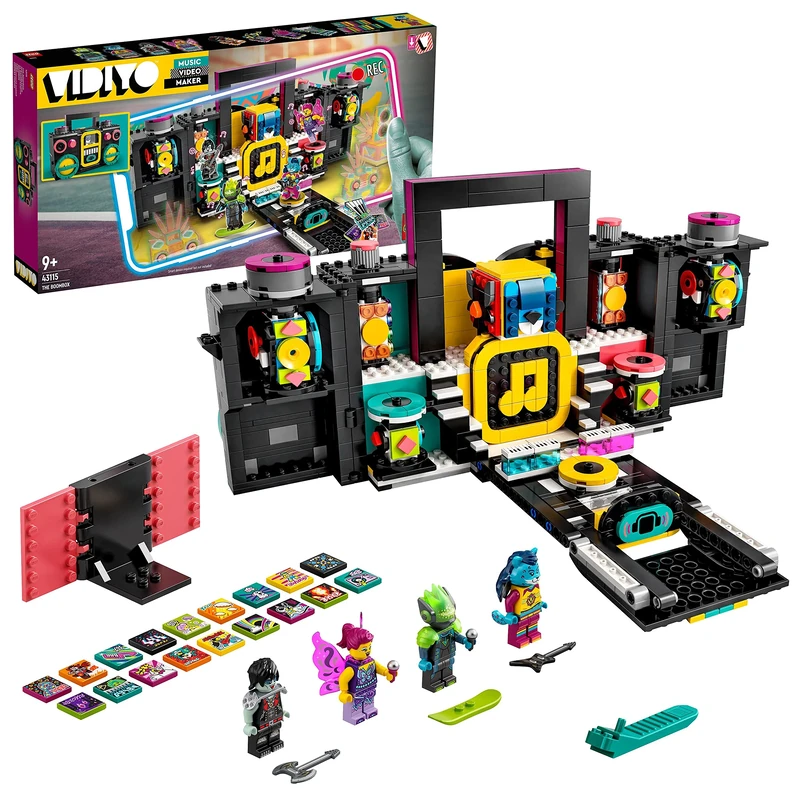 LEGO 43115 VIDIYO The Boombox BeatBox BeatBox Music Video Maker Musical Toy for Kids, Augmented Reality Set with App - Image 1
