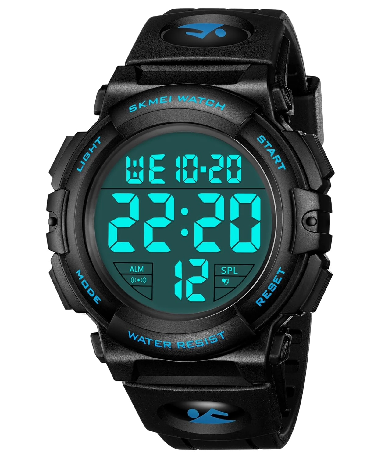 CIVO Mens Digital Watch Waterproof Sports Watch with LED Backlight Outdoor Military Digital Watches for Men Large Display Running Watch with Alarm/Timer/Date