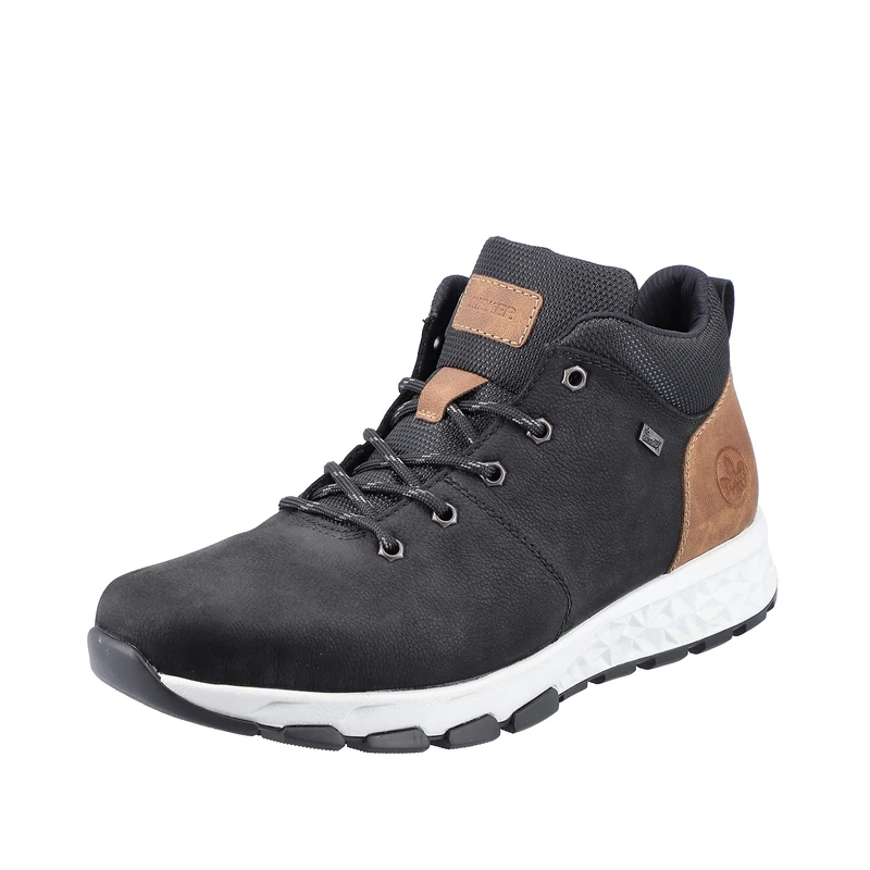 Rieker Men's B6740 Fashion Boots, Black (black combo), 40 EU