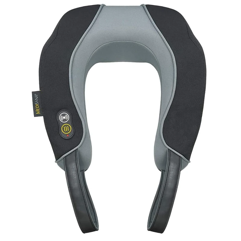 Medisana NM 868 Neck Massage Pillow with Vibration Massage Improved Heat Function Vibration Massage for Neck and Shoulder Battery Operated for Home, Office or On The Go