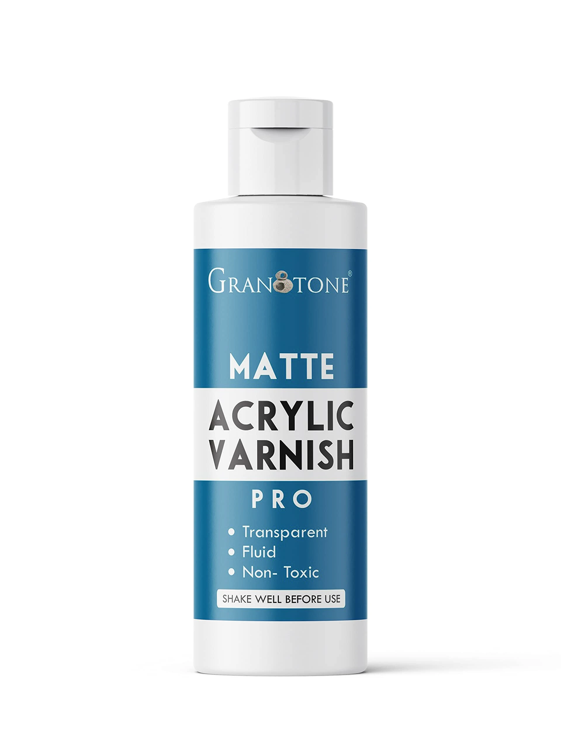 GRANOTONE Acrylic Artist's Varnish | Matte Finish | Non-Yellowing | Non-Toxic | Anti-Crazing Formula | for Pro Artists, Hobby Painters & Kids | Made in India | 100 ML (3.38 fl oz)