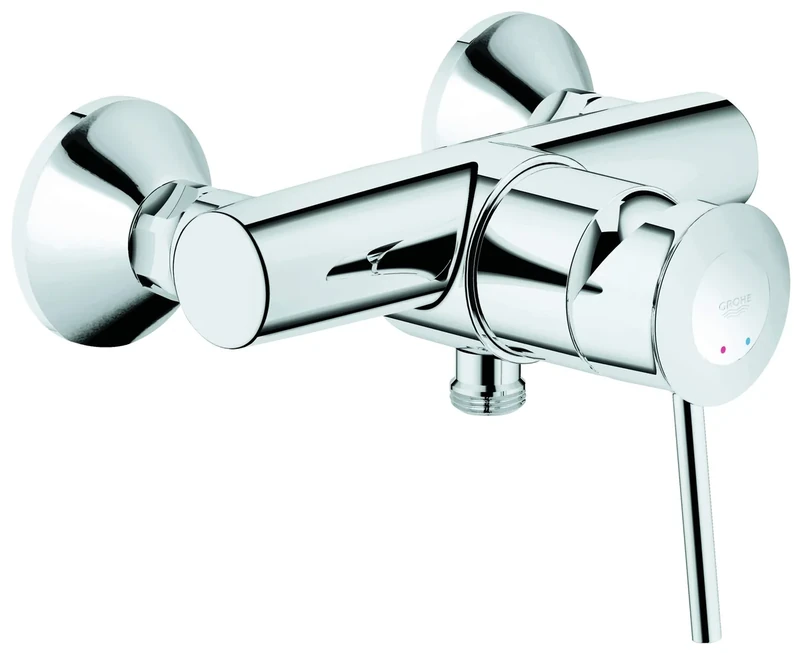 GROHE Start Classic Quickfix Single-Lever Shower Mixer, Wall-Mounted, Metal Lever, Chrome. Easy to Fit with GROHE Quickspanner. 23786000