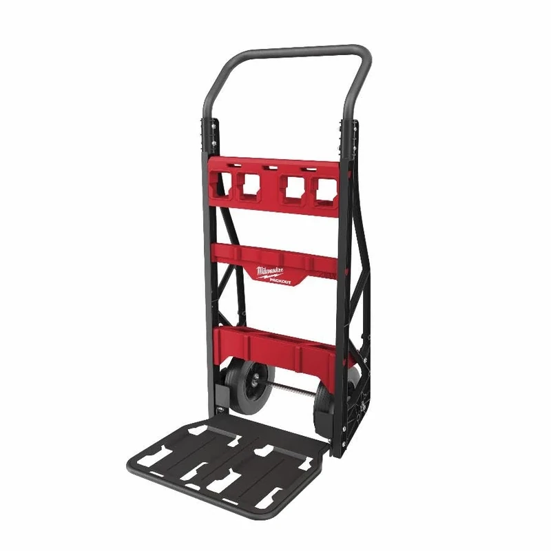 Milwaukee Material Handling Truck, Packout Multi-function Trolley, Alloy Steel, Modern, Multicolor, 180 kg Payload