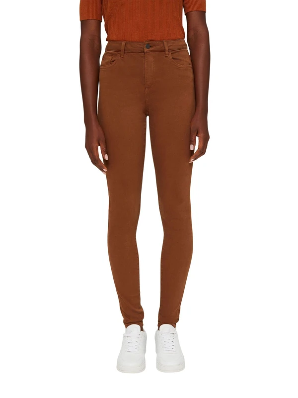ESPRIT Women's Trousers 990ee1b306, 225/Toffee, 32W x 32L - Image 1