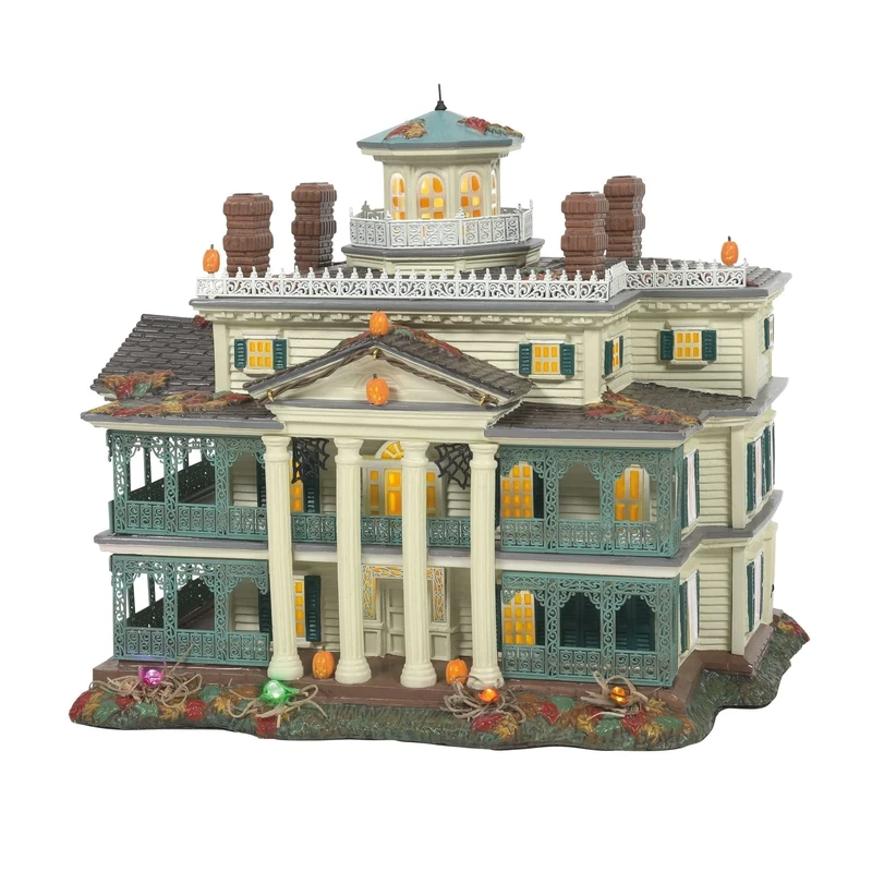 Department 56 Snow Village Halloween Disneyland Haunted Mansion - Image 1