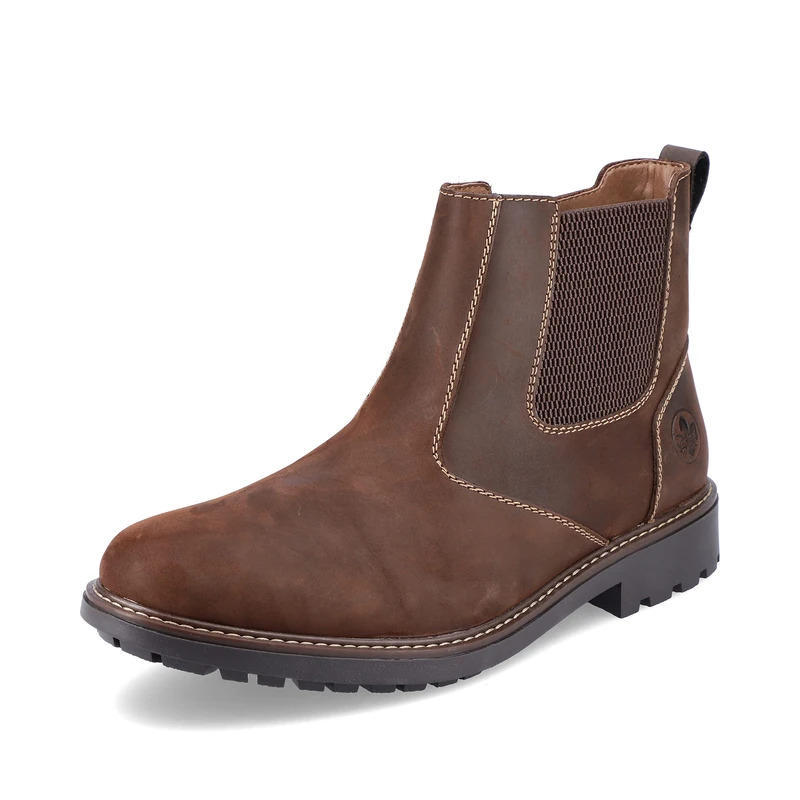 Rieker Men's F4662 Chelsea Boot, Brown, 6.5 UK