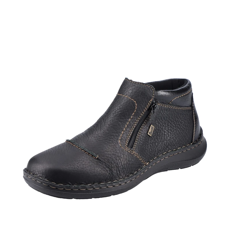 Rieker Men's Boots with Warm Lining in Black, Black 00, 7.5 UK