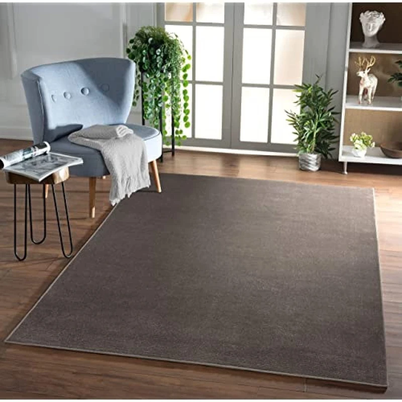 Mia's Teppiche "Marlon Living Room Rug, Short Pile, 80x150 cm, Brown