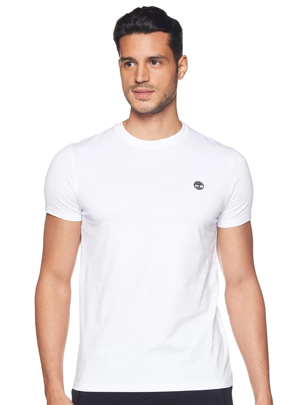 Timberland Men's Slim Chest Logo T-Shirt - Size L - Image 1