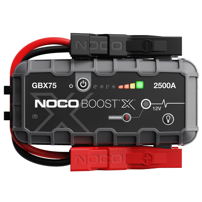 NOCO Boost X GBX75: 2500A UltraSafe Jump Starter Power Pack – 12V Car Battery Booster, Portable Power Bank & Jump Leads - For 8.5L Petrol and 6.5L Diesel Engines