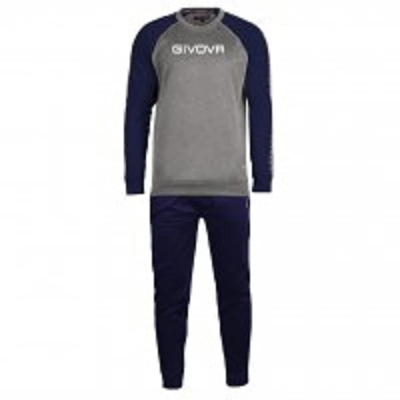 Givova Men's fit, Dark melange grey/blue, XL - Image 1