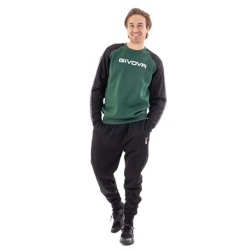 Givova fit italy 42,s,green/black,man