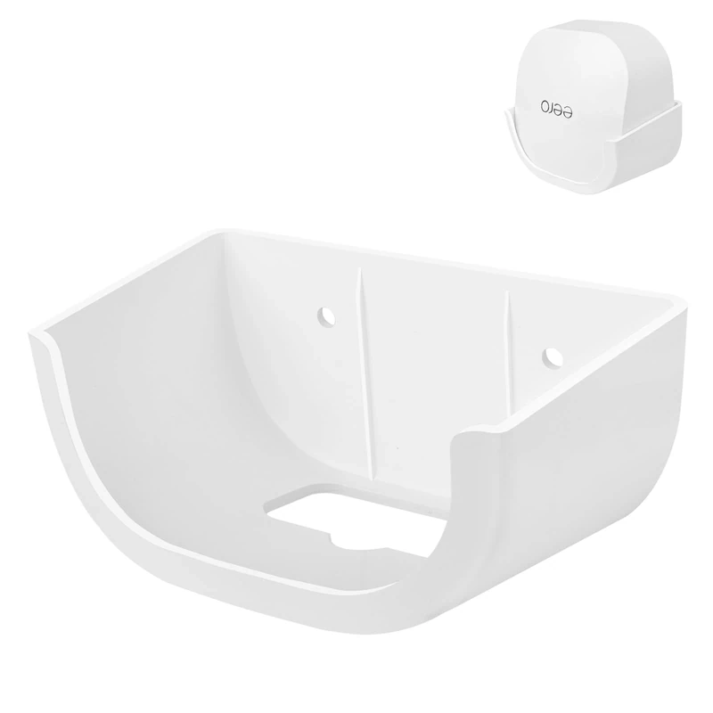 UIQELYS Screwless Wall Mount Bracket for eero 6 WiFi, VHB Stick On Holder, Strong Adhesive Holder, No Tools No Drilling No Hole (1 Pack)