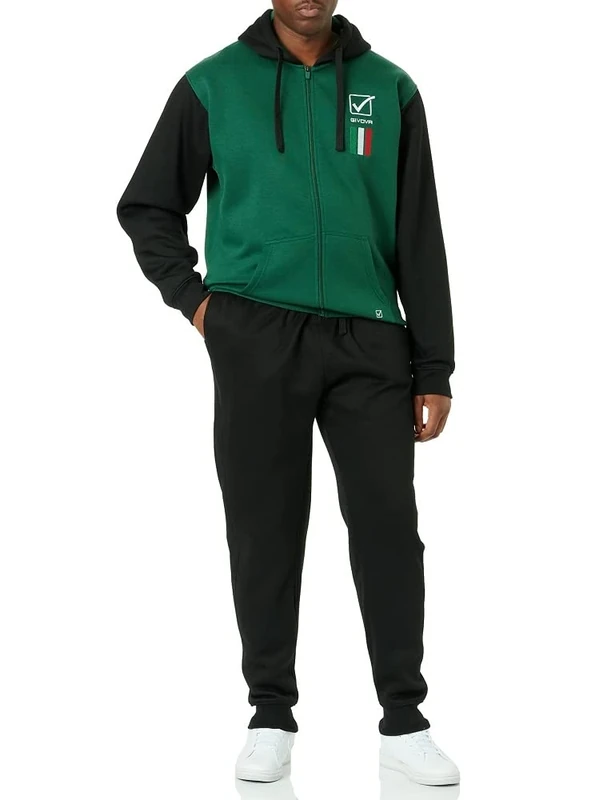 GIVOVA Italia 101 Traje, Verde/Negro, 2XS Men's