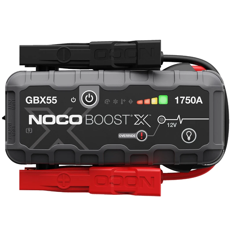 NOCO Boost X GBX55: 1750A UltraSafe Jump Starter Power Pack – 12V Car Battery Booster, Portable Power Bank & Jump Leads - For 7.5L Petrol and 5.0L Diesel Engines