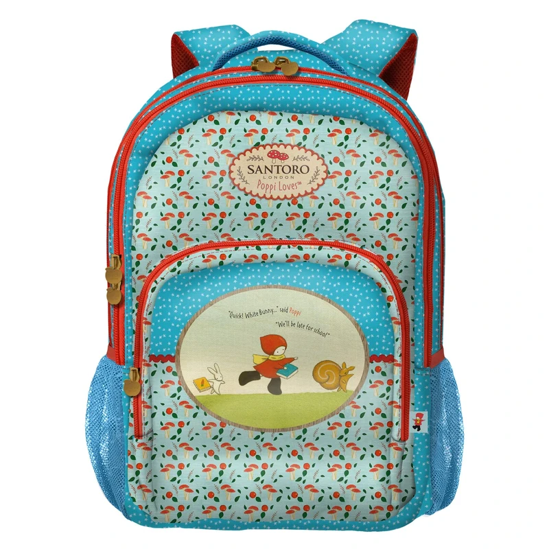 Backpack with 3 compartments - Santoro - Poppi Loves - Catch Me