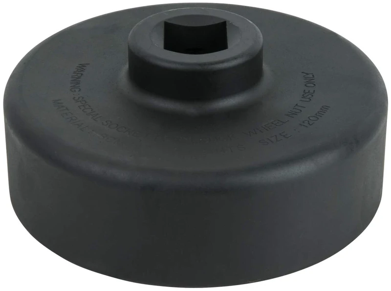 KS Tools 460.0260 1 Inch Axle Nut Wrench, Hexagonal, Short, 120 mm